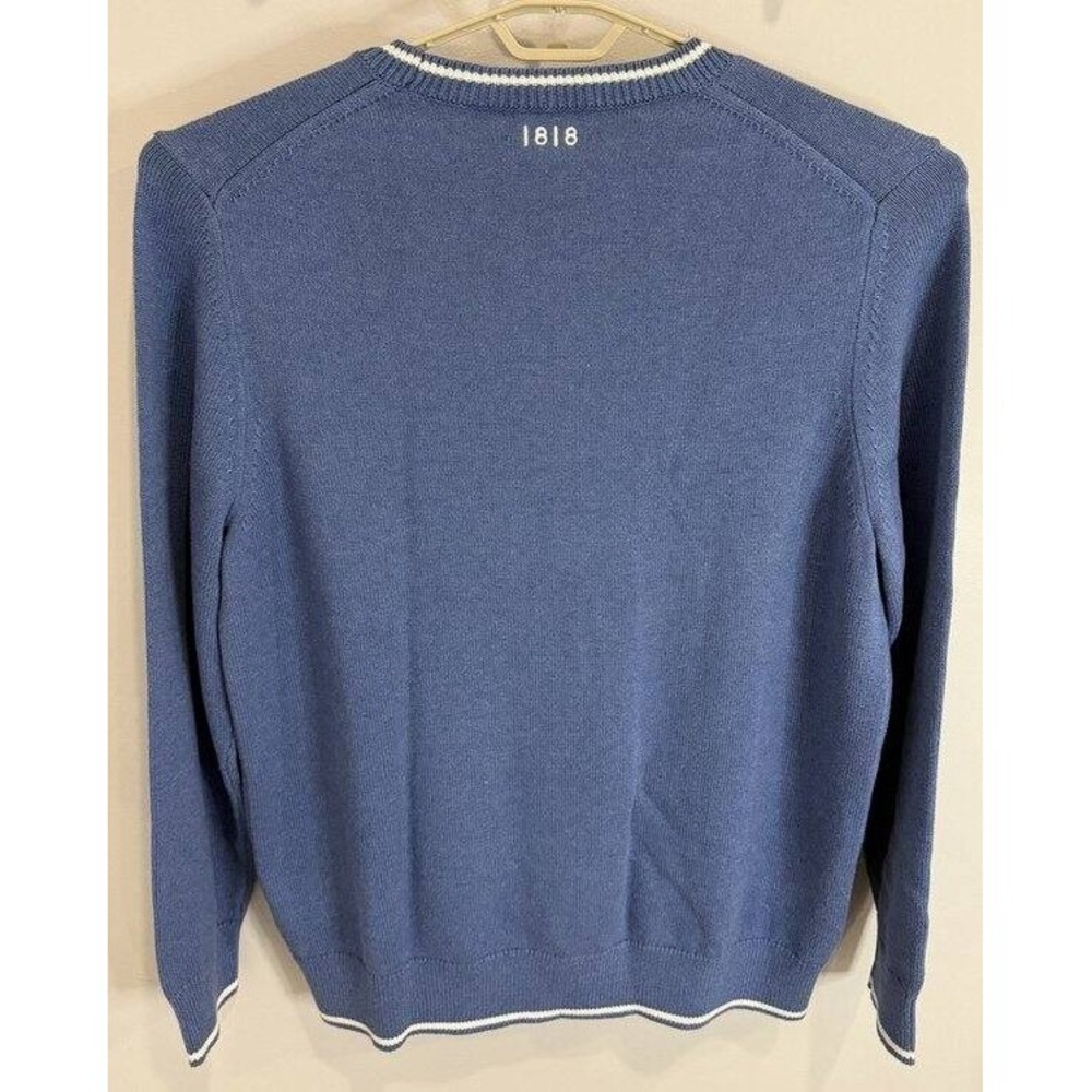 Brooks Brothers Supima Collection Mens Light Blue Sweater Sailboat New XXL - Picture 9 of 13